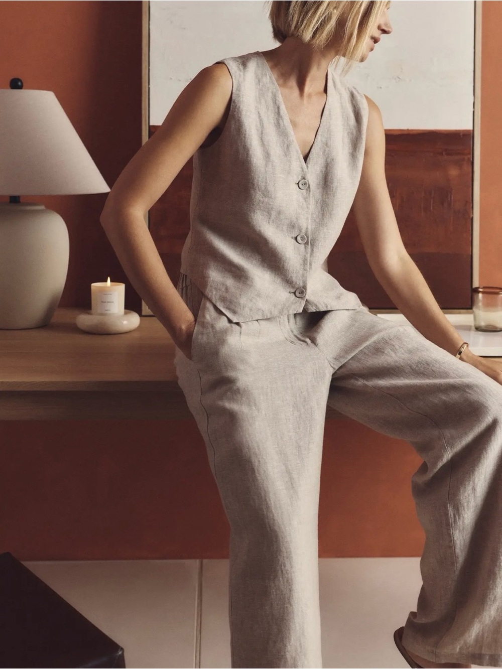 Quince 100% Linen Pants
